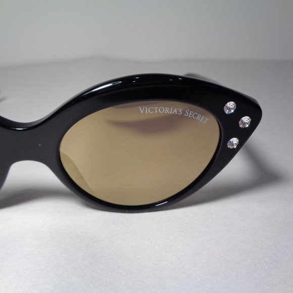 Victoria\'s Secret VS0009 Black Gold New Sunglasses